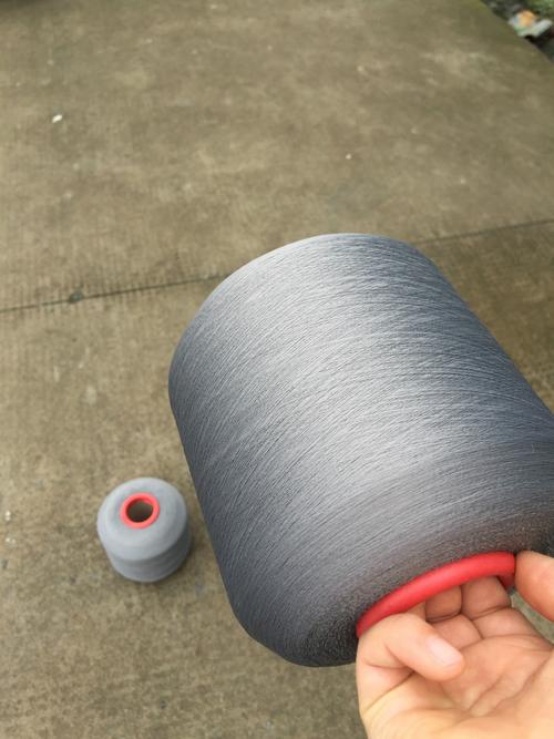 供应 中灰色 包纱 机包 彩色氨纶涤纶包芯纱包覆丝-化纤布产业网